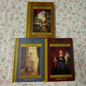 Set of 3 Books  - The Royal Diaries - Scholastic Publishing - 8" x 6" - Used